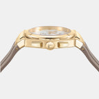 Women Quartz Mother Of Pearl Dial Chronograph Silicone Watch SFKL00123