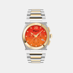 Ferragamo Round Two Tone Chronograph watch