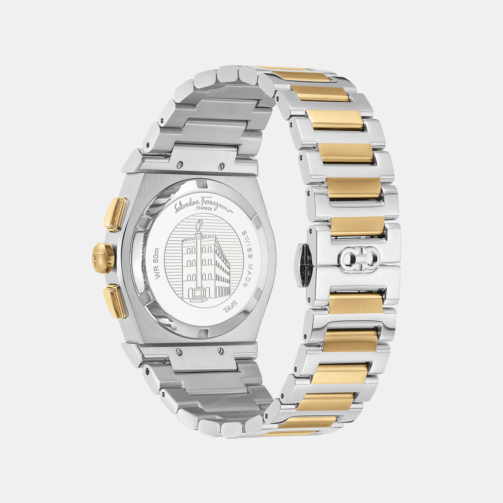 Ferragamo Women Round Two Tone watch