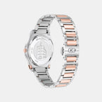 Km-Gancini Gent Men Quartz White Dial Analog Stainless Steel Watch SFKM00523
