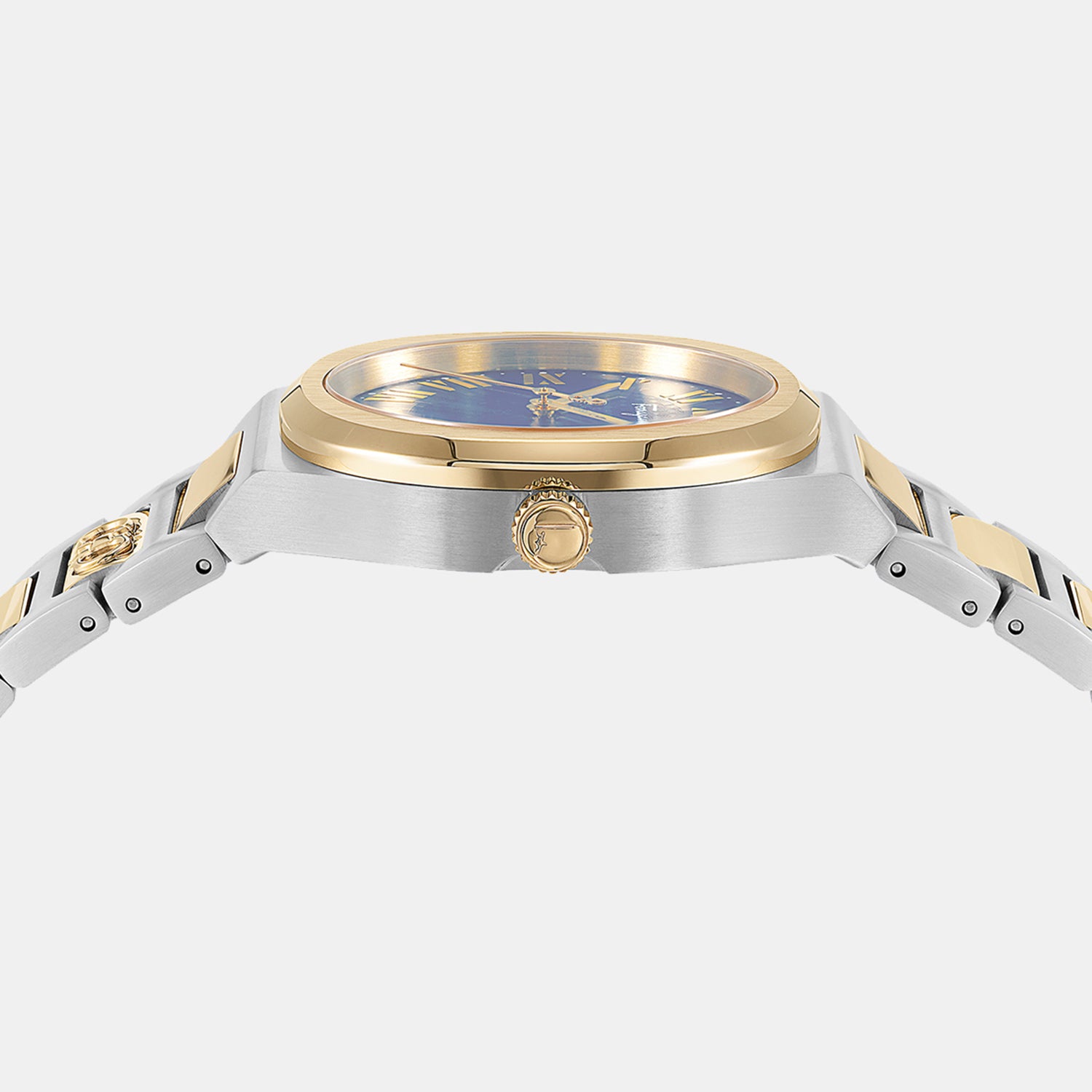 Ks-Ferragamo Elliptical 3 Women Quartz Mother Of Pearl Dial Analog Stainless Steel Watch SFKS00123