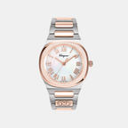 Ferragamo Geometric White Mother Of Pearl Analog watch