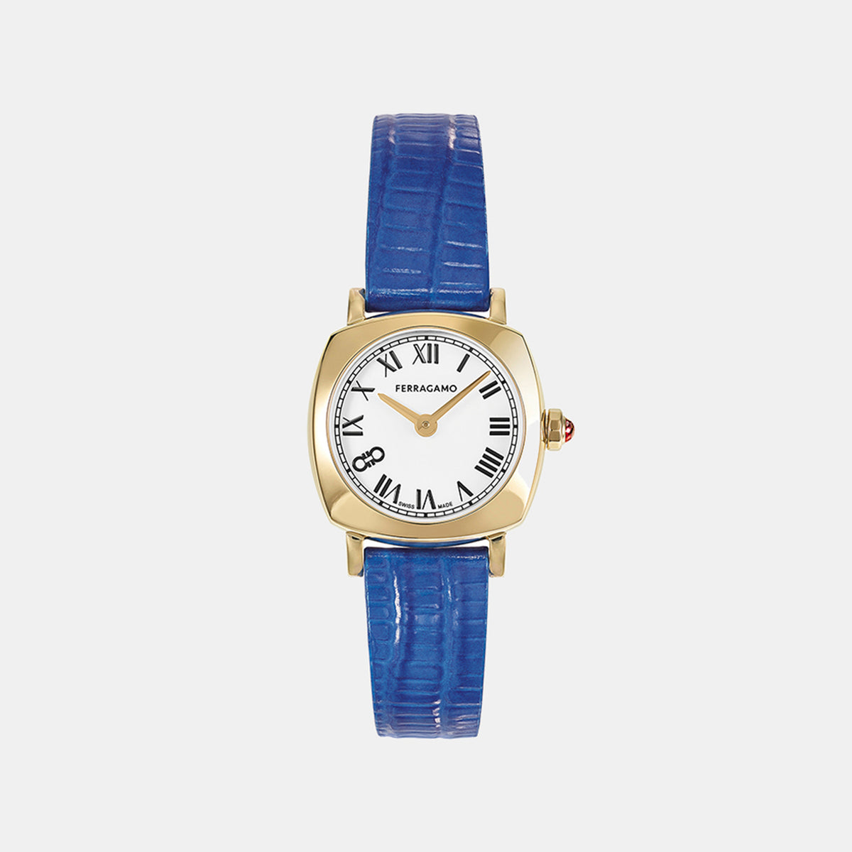 Soft Square Women Quartz White Dial Analog Leather Watch SFKU00223