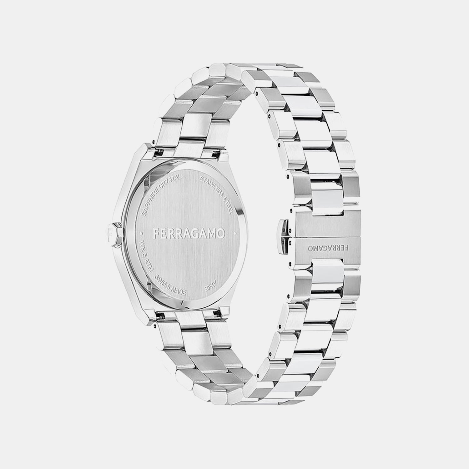Kv-Vega Upper East 40Mm-F Men Quartz Silver Dial Analog Stainless Steel Watch SFKV00123
