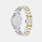 Kv-Vega Upper East 40Mm-F Men Quartz Silver Dial Analog Stainless Steel Watch SFKV00223