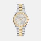 Kv-Vega Upper East 40Mm-F Men Quartz Silver Dial Analog Stainless Steel Watch SFKV00223