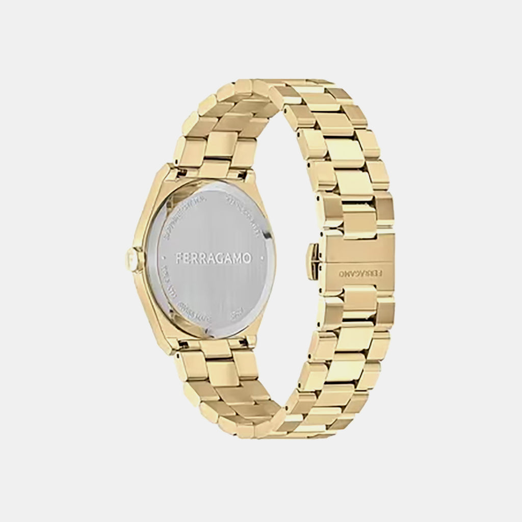 Kv-Vega Upper East 40Mm-F Men Quartz Silver Dial Analog Stainless Steel Watch SFKV00323