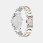 Kv-Vega Upper East 40Mm-F Men Quartz Brown Dial Analog Stainless Steel Watch SFKV00423
