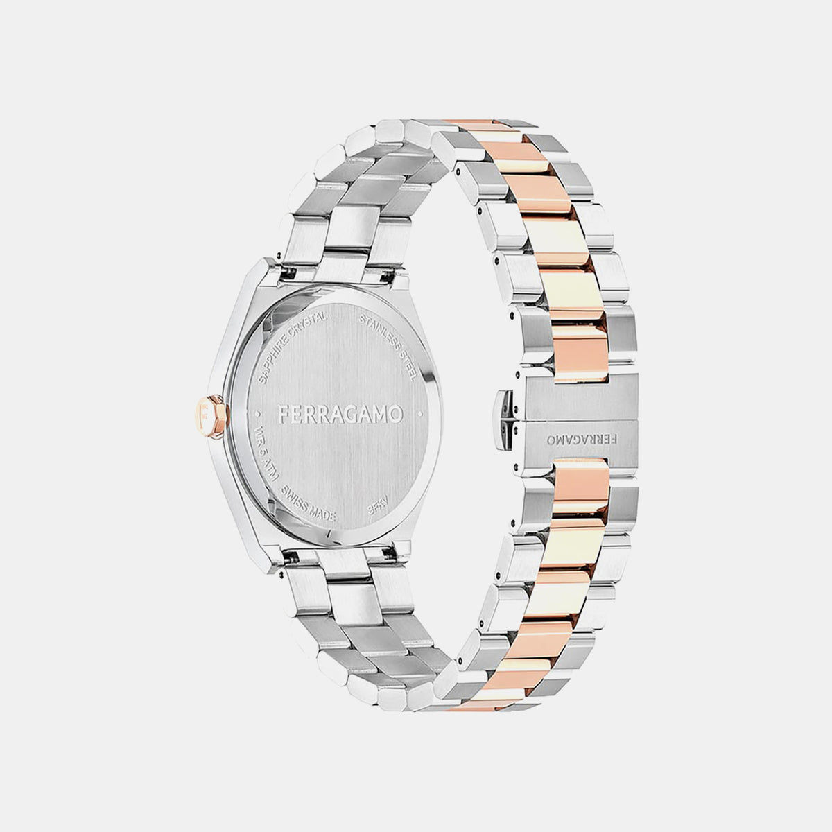 Vega Men Quartz Brown Dial Analog Stainless Steel Watch SFKV00423