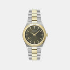 Vega Men Quartz Green Dial Analog Stainless Steel Watch SFKV00625