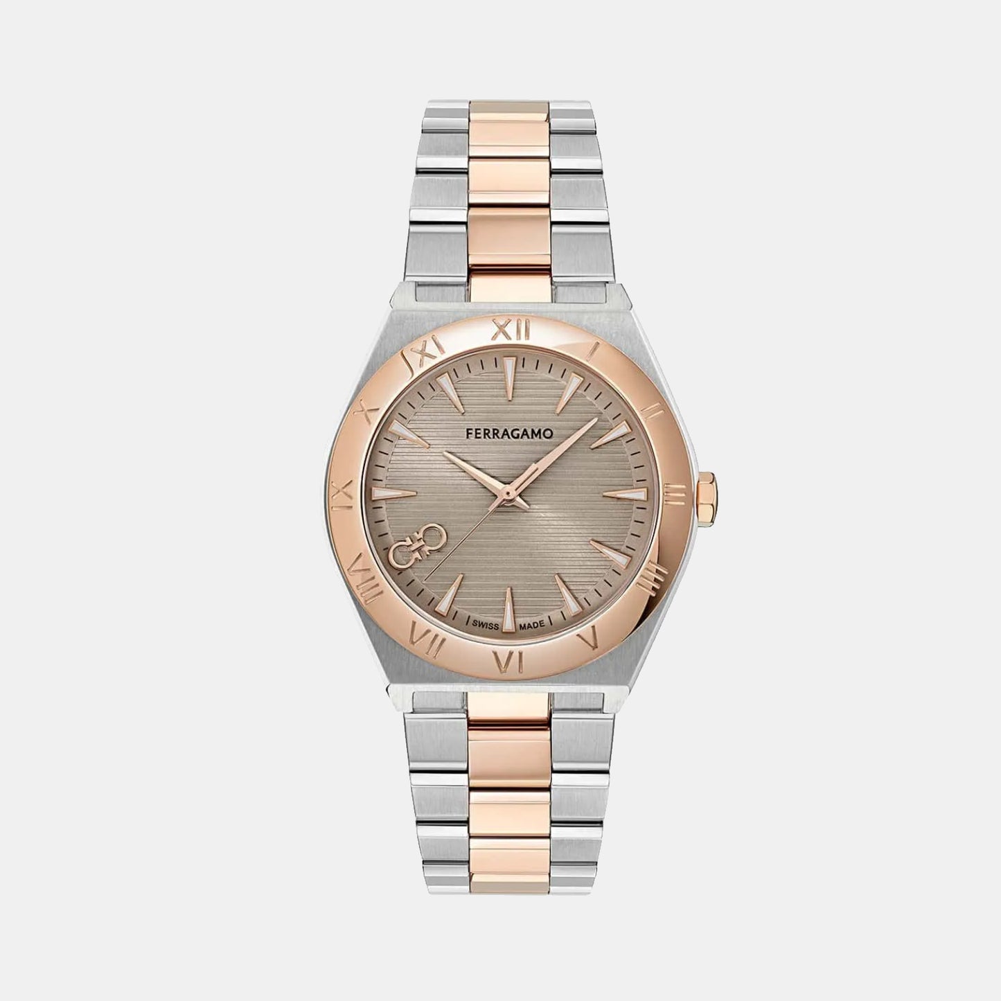 Men Quartz Grey Dial Analog Stainless Steel Watch SFKV00725