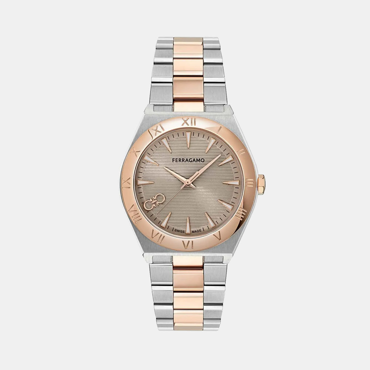 Men Quartz Grey Dial Analog Stainless Steel Watch SFKV00725