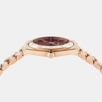 Kv-Vega Upper East 40Mm-F Men Quartz Burgundy Dial Analog Stainless Steel Watch SFKV00825