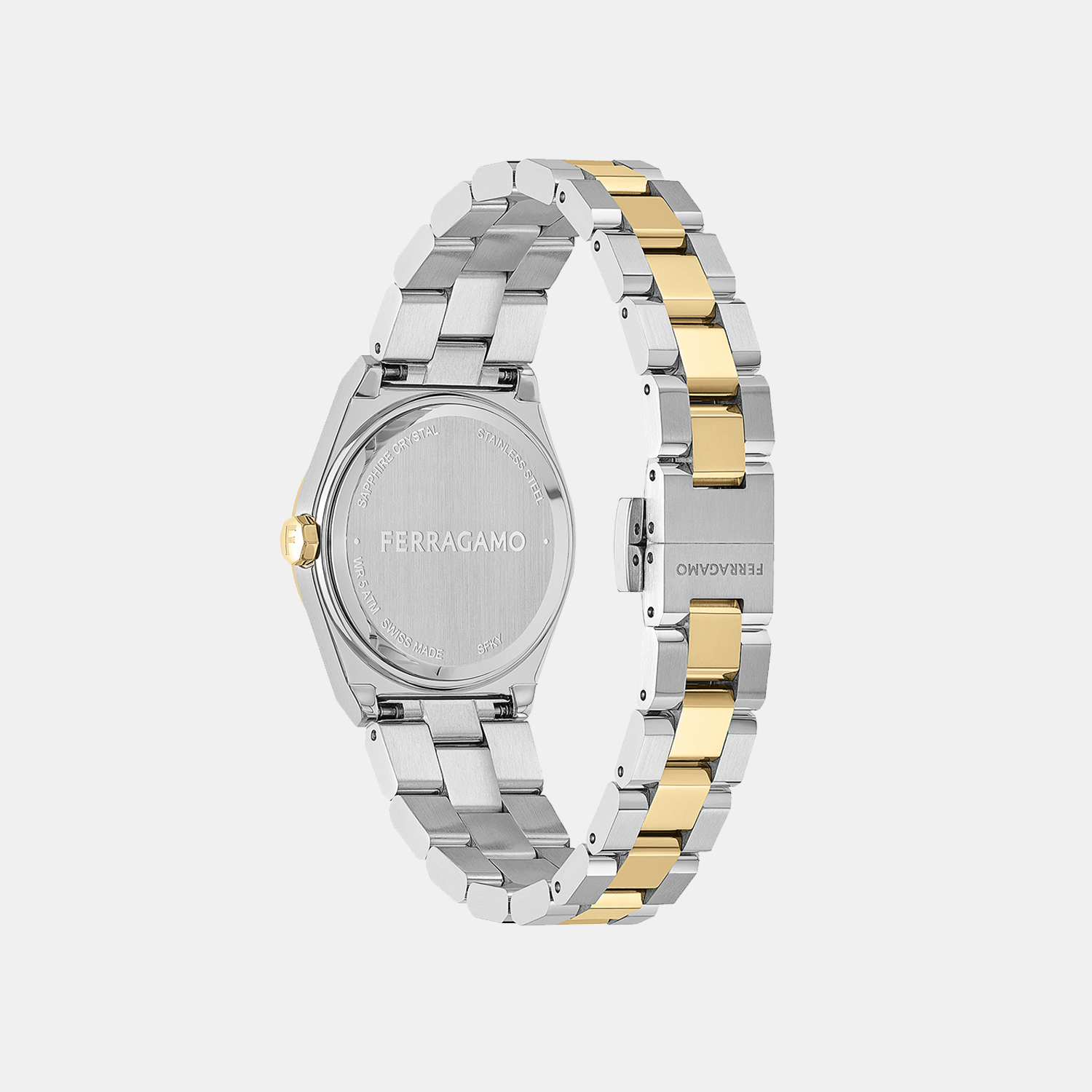 Ferragamo Women Round Silver watch
