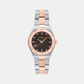 Women Quartz Brown Dial Analog Stainless Steel Watch SFKY00423