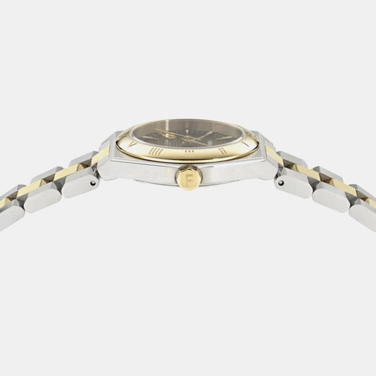 Men Quartz Green Dial Analog Stainless Steel Watch SFKY00625