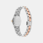 Women Quartz Grey Dial Analog Stainless Steel Watch SFKY00725