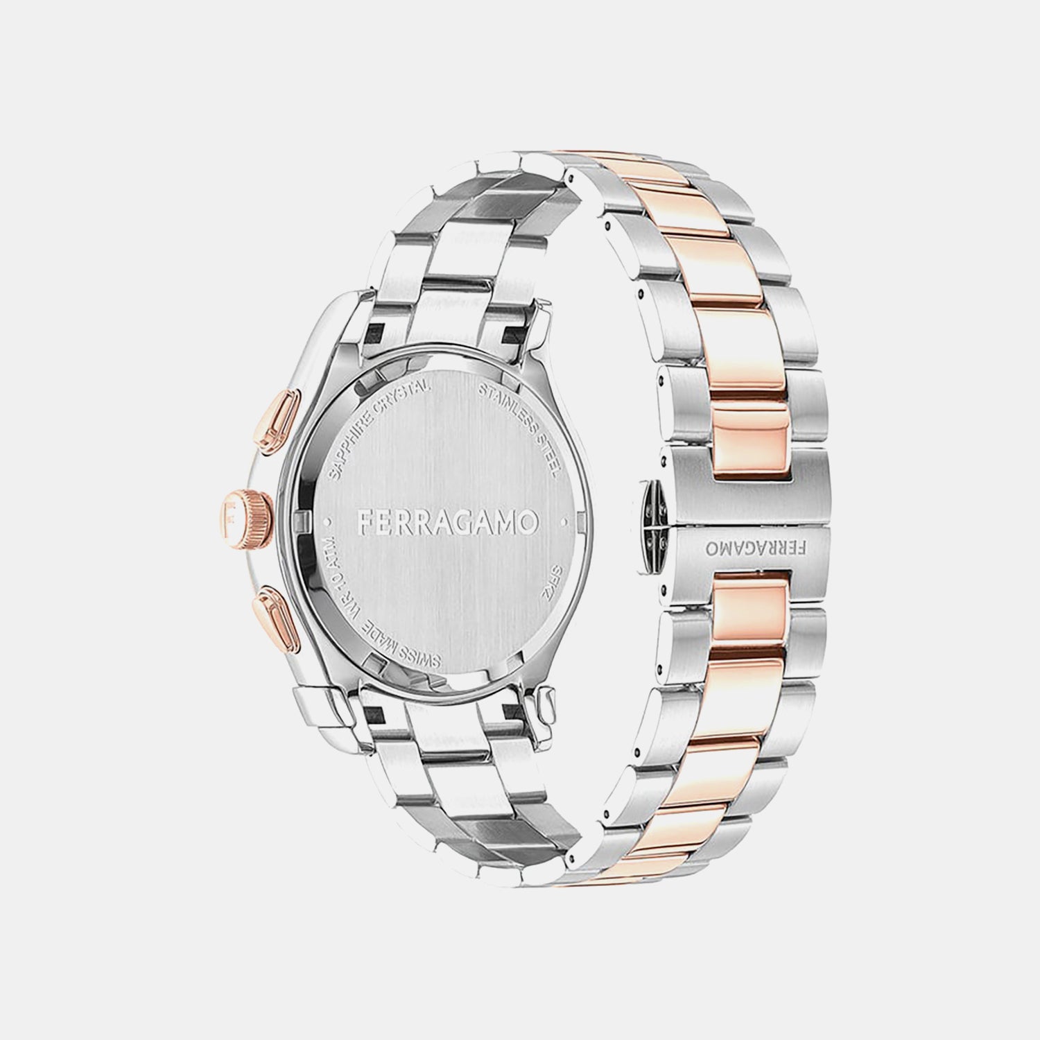 Kz-1927 Chrono 42Mm-Fw Men Quartz Multicolour Dial Chronograph Stainless Steel Watch SFKZ00623
