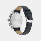 Kz-1927 Men Quartz Blue Dial Chronograph Leather Watch SFKZ00726