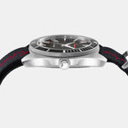 Men Quartz Black Dial Analog Stainless Steel Watch SFMG00121