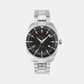 Men Quartz Black Dial Analog Stainless Steel Watch SFMG00121