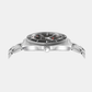 Men Quartz Black Dial Analog Stainless Steel Watch SFMG00121