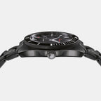 Mg-Ferragamo Experience Men Quartz Black Dial Analog Stainless Steel Watch SFMG00721