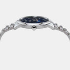 Men Quartz Blue Dial Analog Stainless Steel Watch SFMO00122