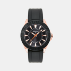 Ferragamo Round Black Analog watch