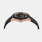 Men Quartz Black Dial Analog Silicone Watch SFMQ00322