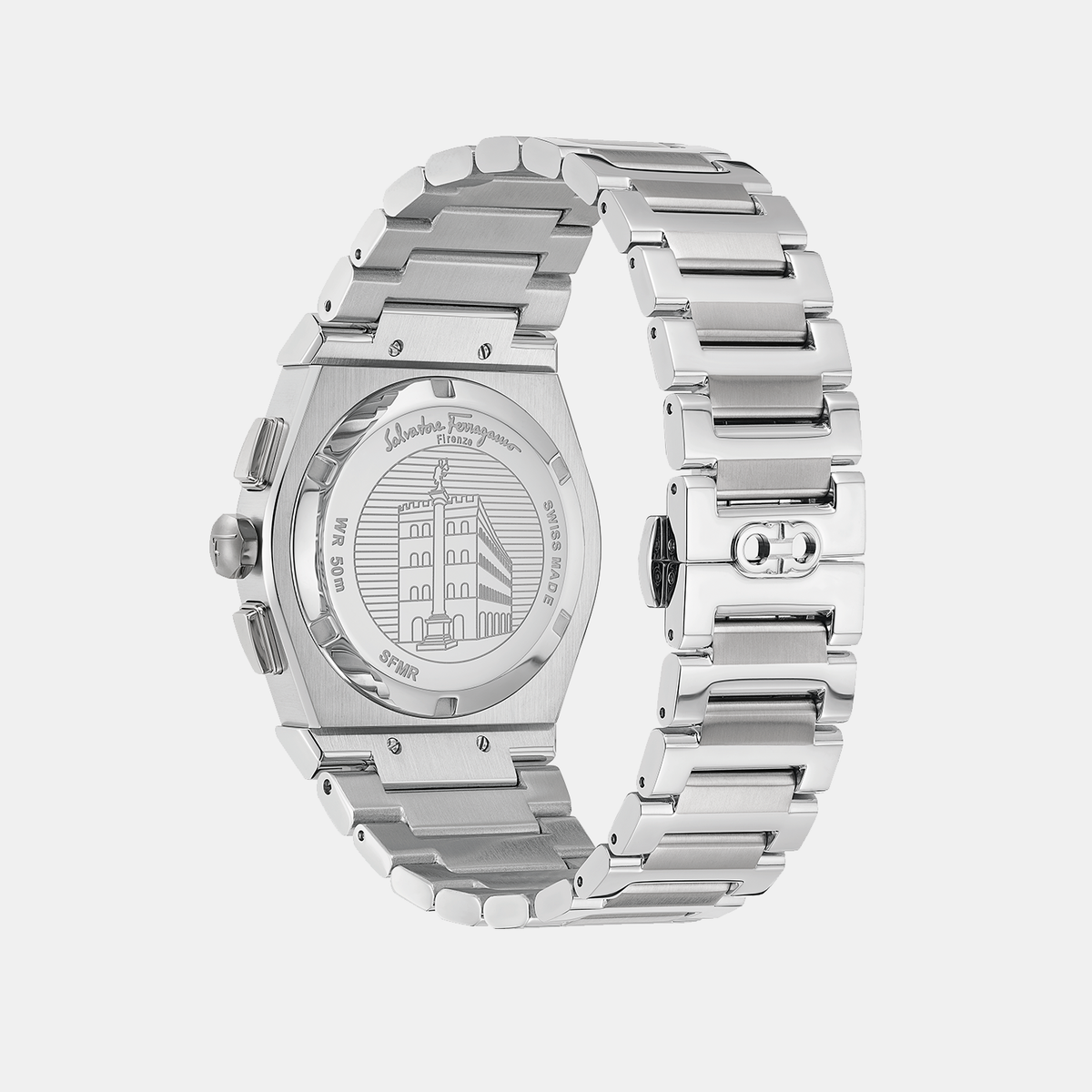 Ferragamo Men Round Blue watch