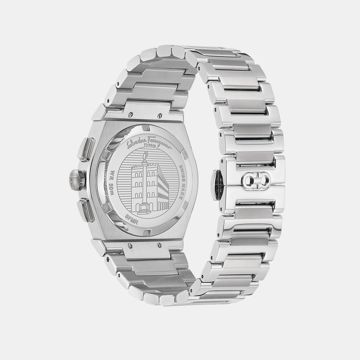 Ferragamo Men Round Blue watch