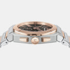 Mr-Vega Chrono Men Quartz Brown Dial Chronograph Stainless Steel Watch SFMR01024
