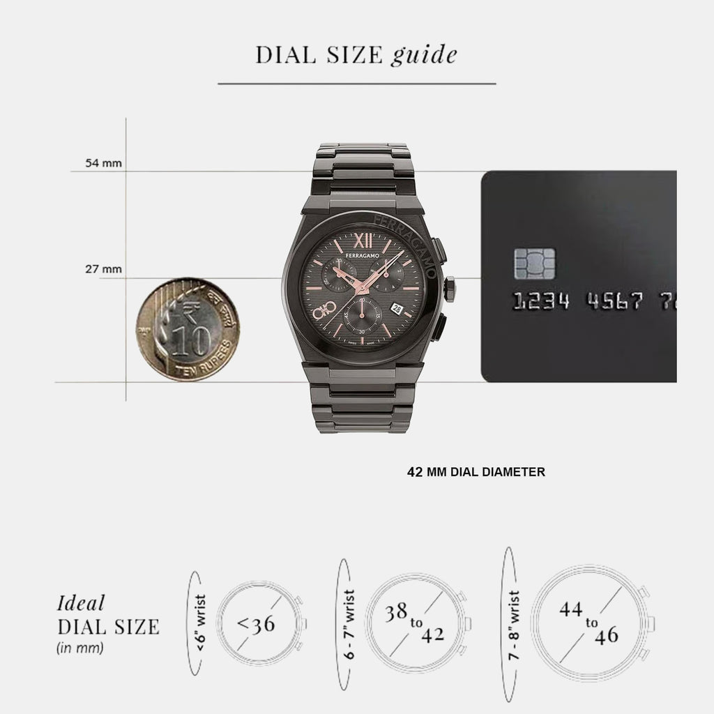 Men Quartz Grey Dial Chronograph Stainless Steel Watch SFMR01124