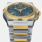 Men Quartz Green Dial Chronograph Stainless Steel Watch SFMR01224