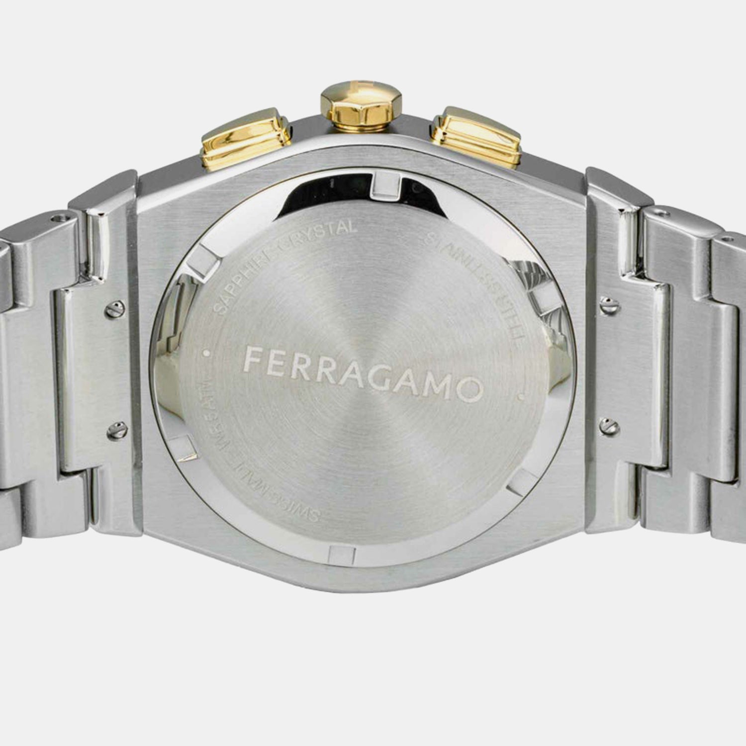 Men Quartz Brown Dial Chronograph Stainless Steel Watch SFMR01224