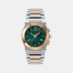 Men Quartz Brown Dial Chronograph Stainless Steel Watch SFMR01224