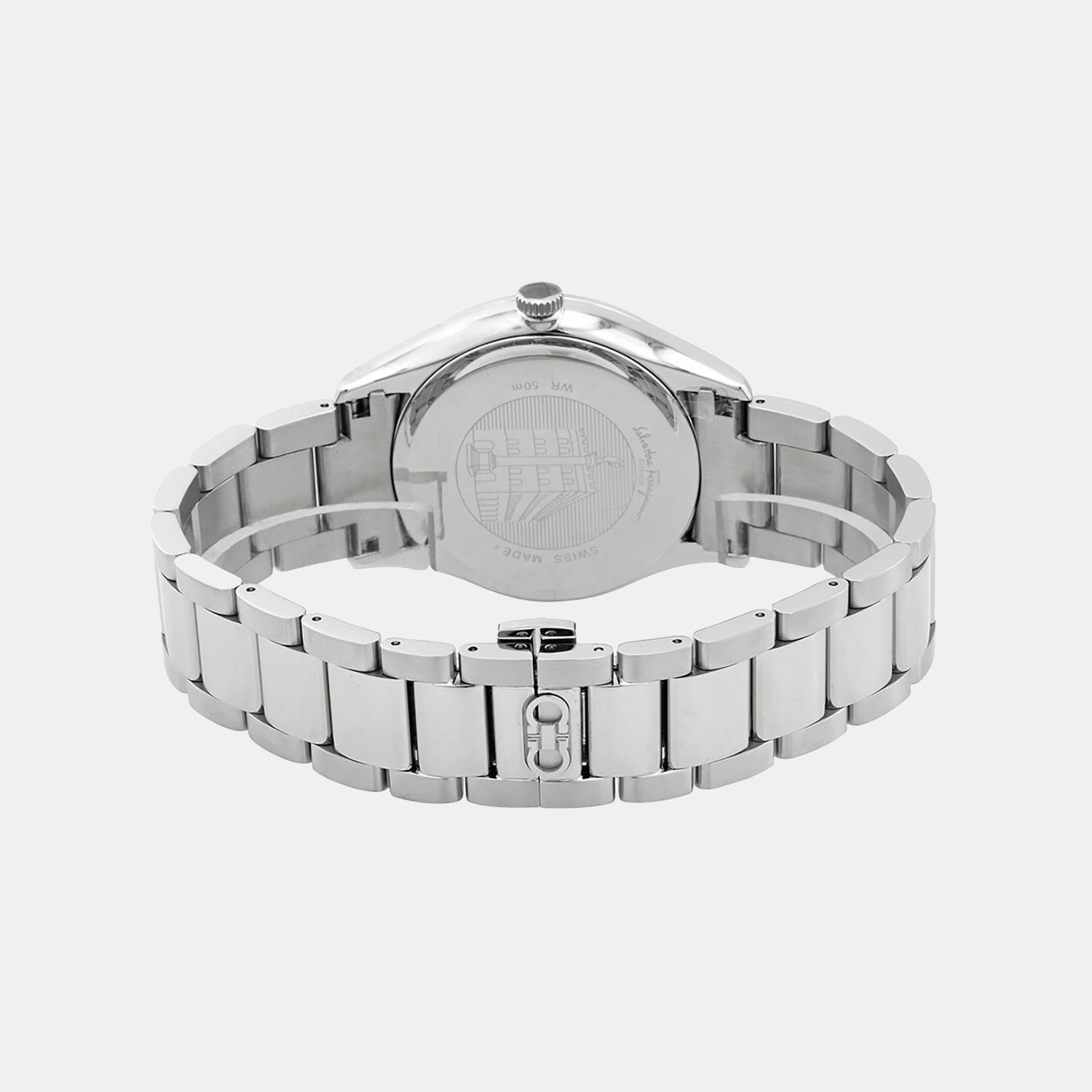 Men Quartz Blue Dial Analog Stainless Steel Watch SFMU00322