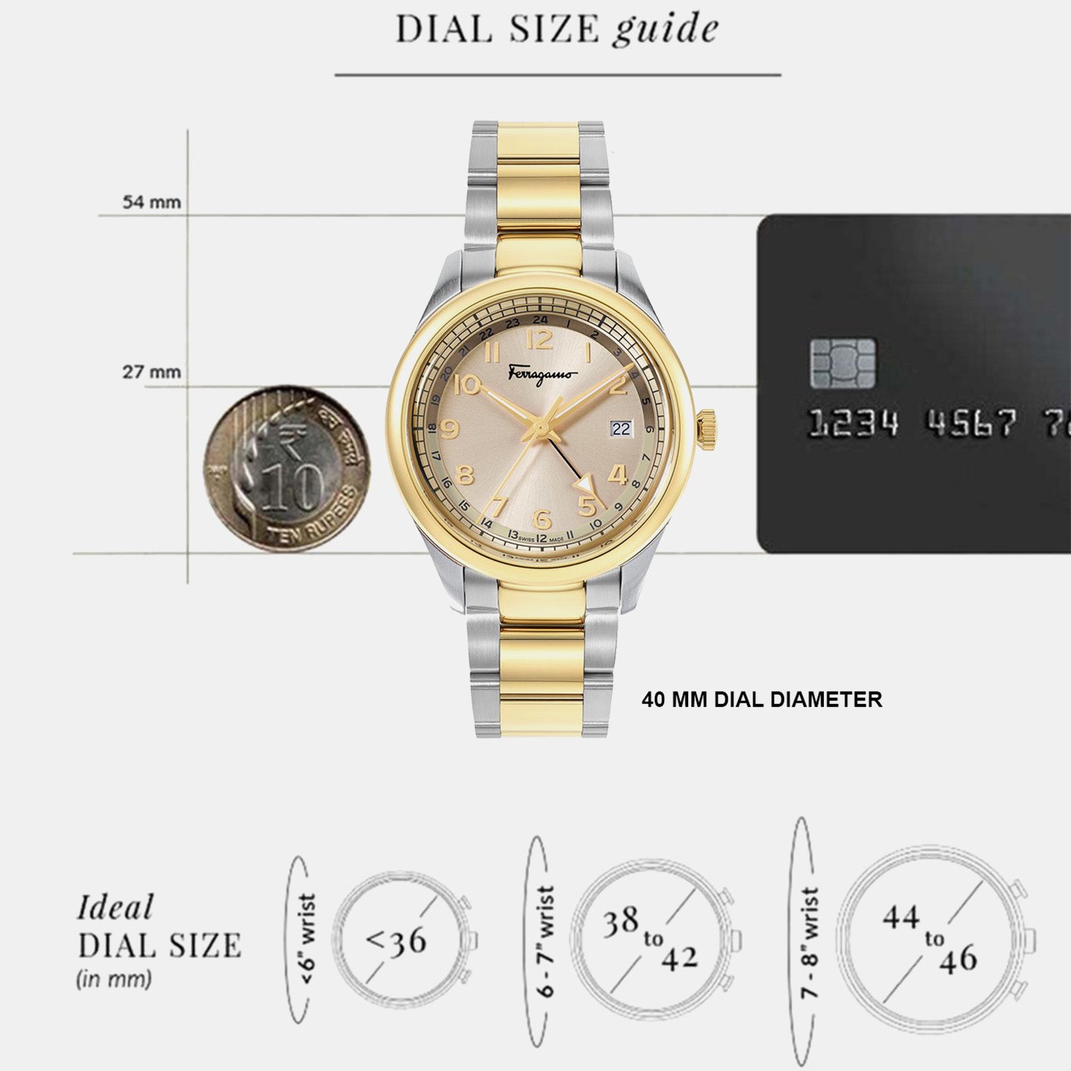 Mu-Ferragamo Timeless Men Quartz Pink Dial Analog Stainless Steel Watch SFMU00422