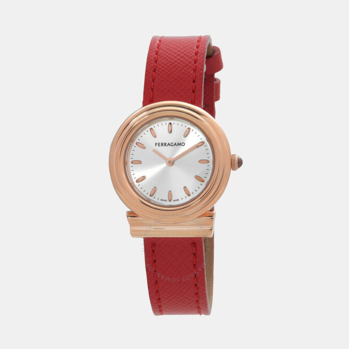 Women Quartz Silver Dial Analog Leather Watch SFMV01123