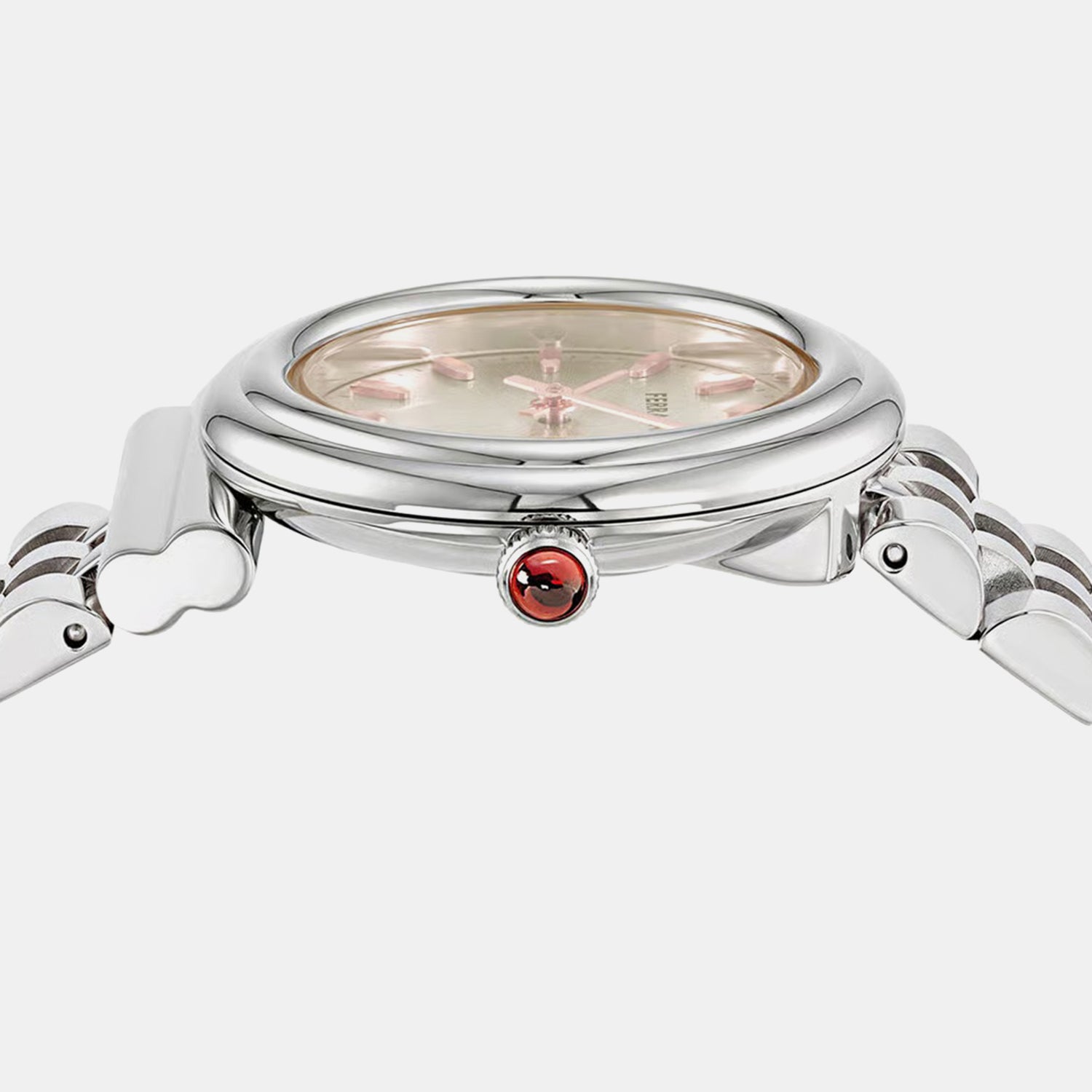 Mv-Gancini 28Mm Women Quartz Light Grey Dial Analog Stainless Steel Watch SFMV01223