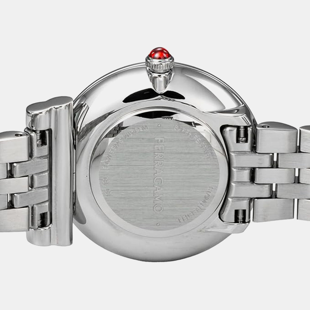 Gancini Women Quartz Silver Dial Analog Stainless Steel Watch SFMV01524