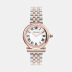 Mv-Gancini 28Mm Women Quartz White Dial Analog Stainless Steel Watch SFMV01624