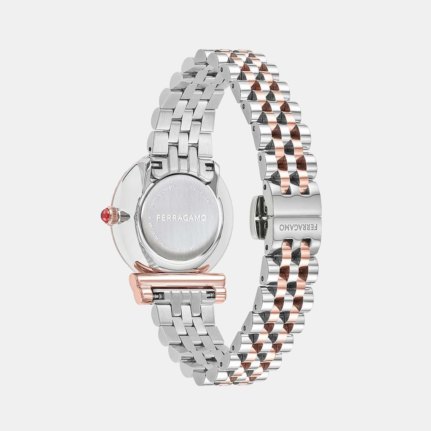 Mv-Gancini 28Mm Women Quartz White Dial Analog Stainless Steel Watch SFMV01624