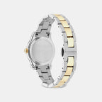 Women Quartz Green Dial Analog Stainless Steel Watch SFNS00226