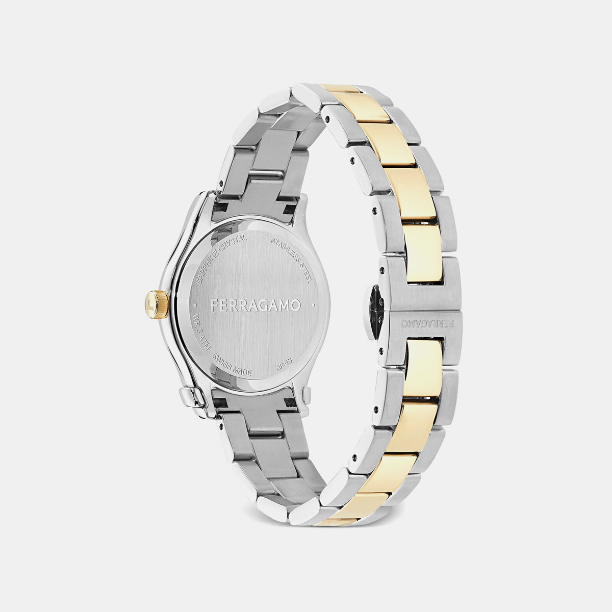 Women Quartz Green Dial Analog Stainless Steel Watch SFNS00226
