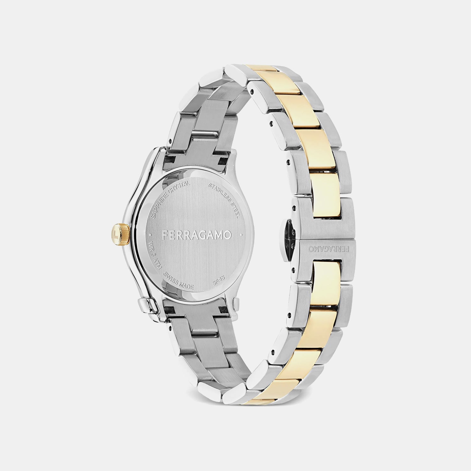 Women Quartz Green Dial Analog Stainless Steel Watch SFNS00226