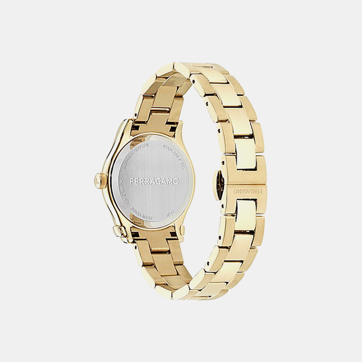 Women Quartz Silver Dial Analog Stainless Steel Watch SFNS00326