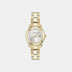 Women Quartz Silver Dial Analog Stainless Steel Watch SFNS00326