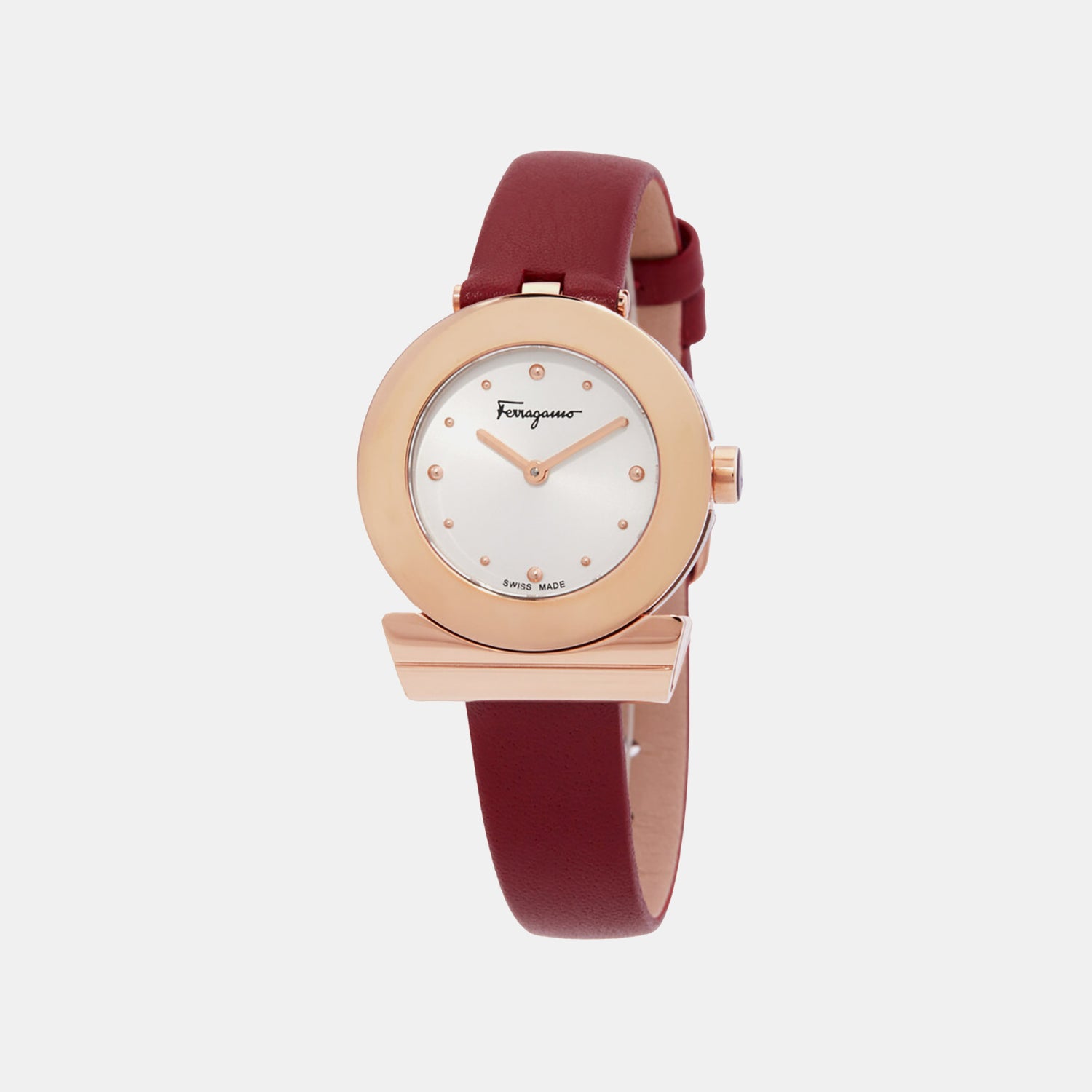 Women Quartz Silver Dial Analog Leather Watch SFPD01924